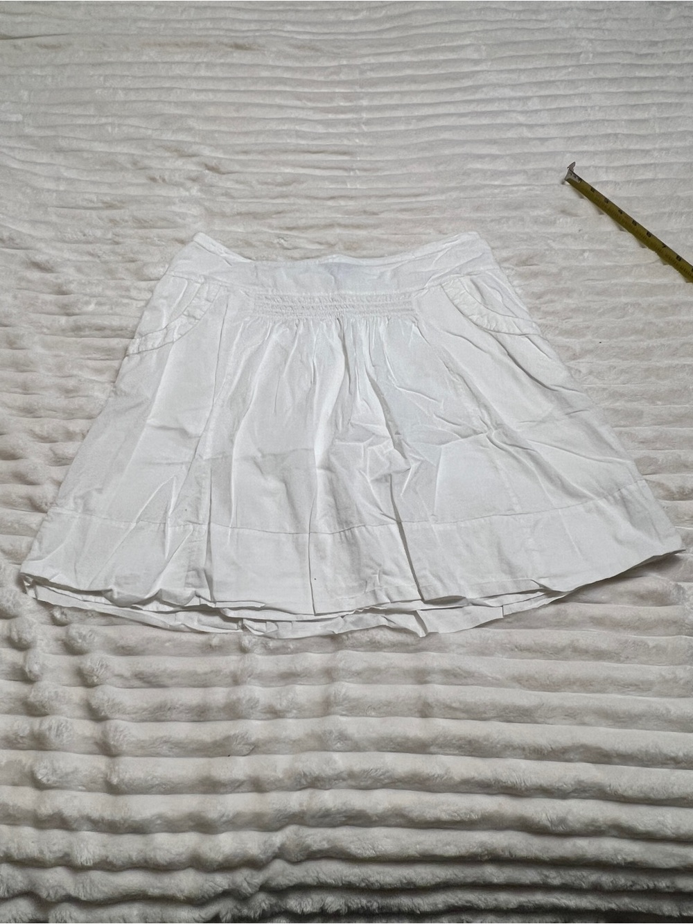 Tommy Hilfiger 100% White Cotton Skater Skirt